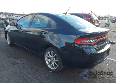 2013 Dodge Dart Sxt из США, поврежденный, VIN 1C3CDFBH9DD134242